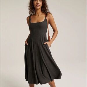 Beyond Yoga Featherweight At The Ready Square Neck Dress